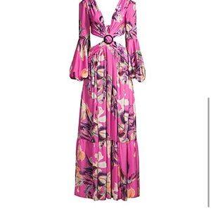 PatBO
Cutout Long-Sleeve Maxi Dress
X-small
Fuchsia